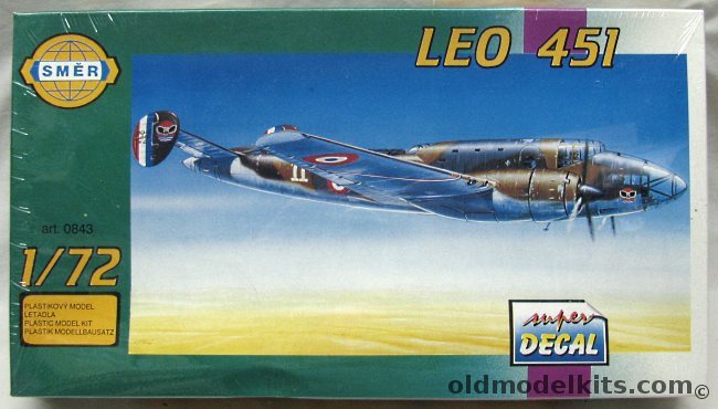SMER 1/72 Liore et Olivier Leo 451 - (ex-Heller), 0843 plastic model kit